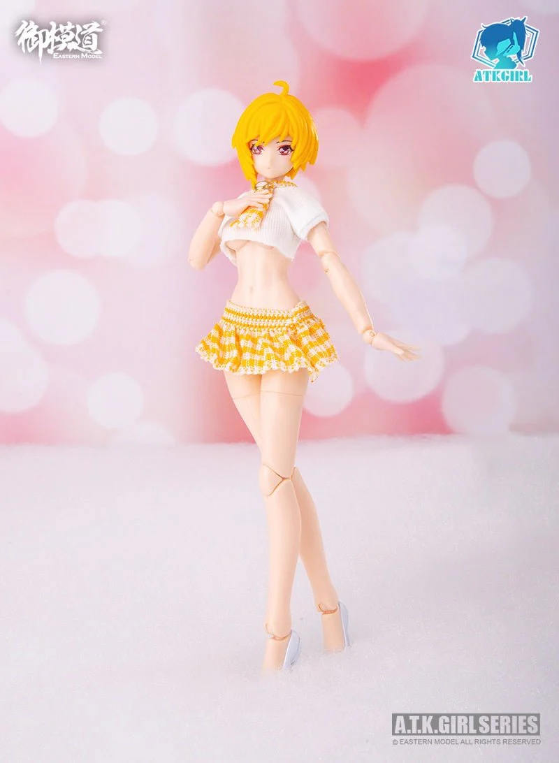 A.T.K.GIRL - Daily Casual Outfits Set 1/12 Plastic Model Kit E-MODEL - Image 3