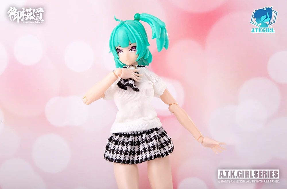A.T.K.GIRL - Daily Casual Outfits Set 1/12 Plastic Model Kit E-MODEL - Image 9