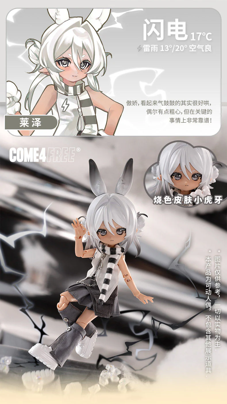 Bonnie - Meteorological Series 1/12 Scale BJD Blind Box COME4FREE - Image 2