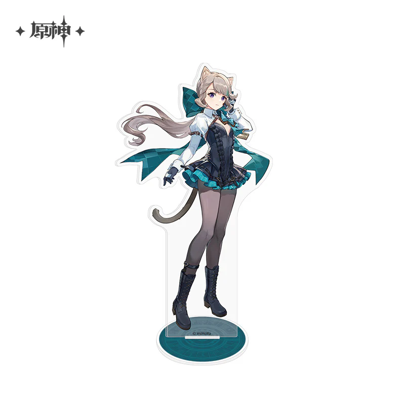 Genshin Impact - 2023 Genshin Impact Art Exhibition Series Badge & Acrylic Stand & Folder miHoyo - Image 6
