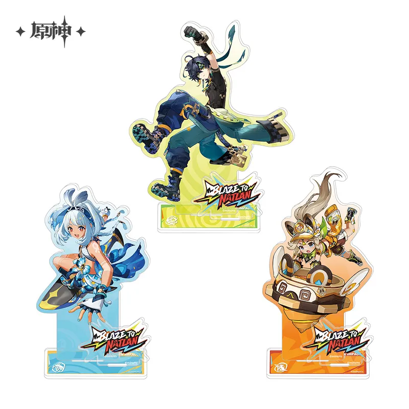 Genshin Impact - Blaze to Natlan Badge & Acrylic Stand miHoYo - Image 3