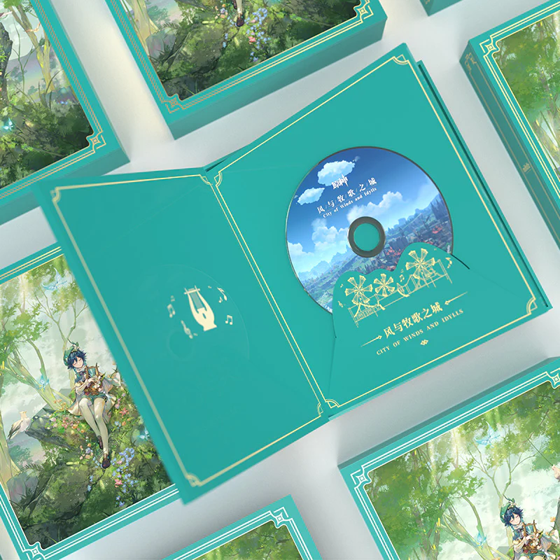 Genshin Impact - Mondstadt City of Winds and Idylls Original Soundtrack CD Gift Box miHoYo - Image 2