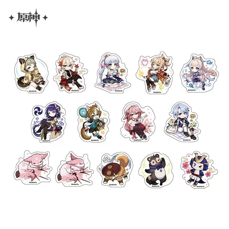 Genshin Impact - Outing Series Sticker Pack miHoYo - Image 2