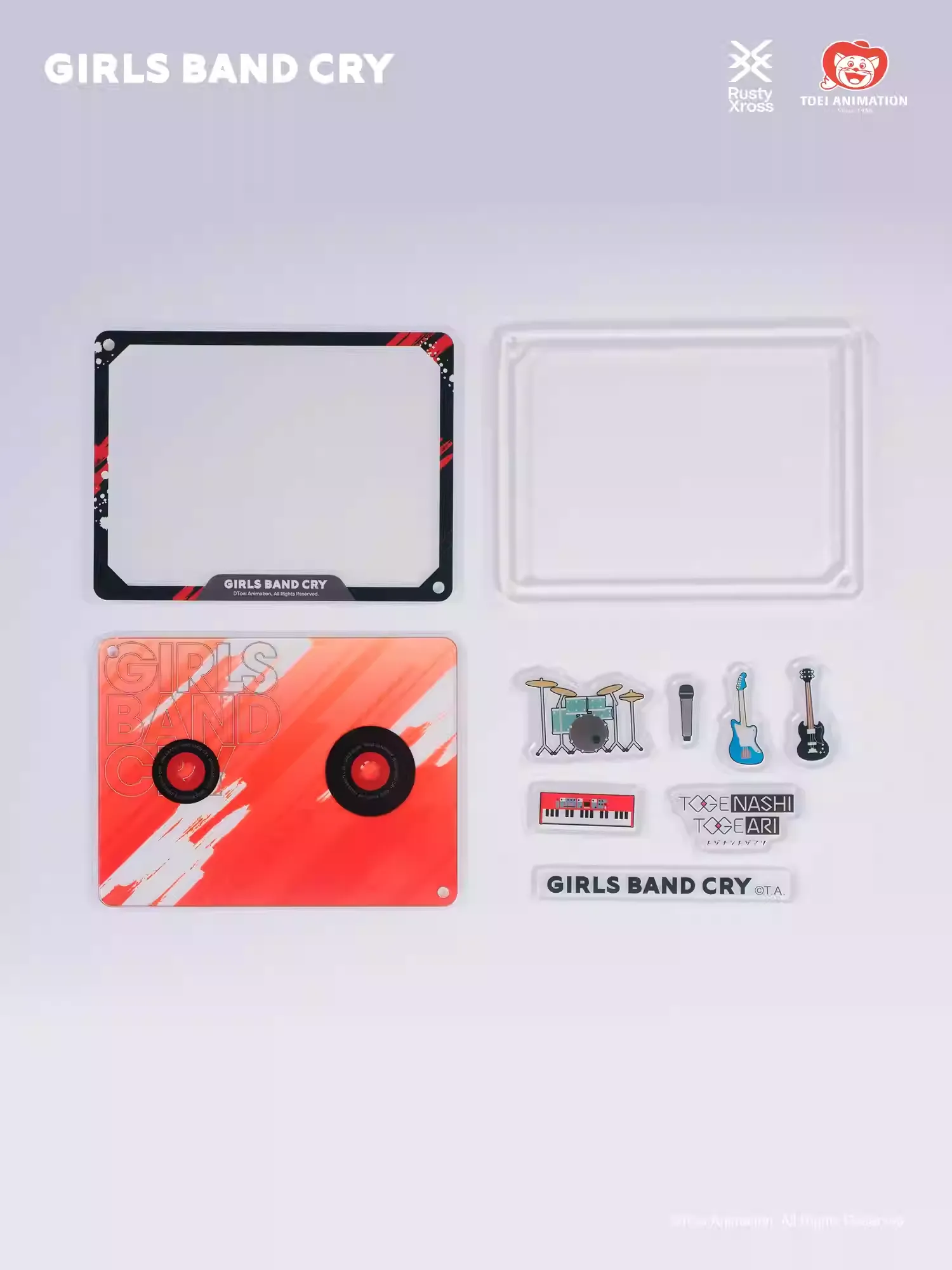 GIRLS BAND CRY - Cassette-Shaped Acrylic Block RustyHermit - Image 4