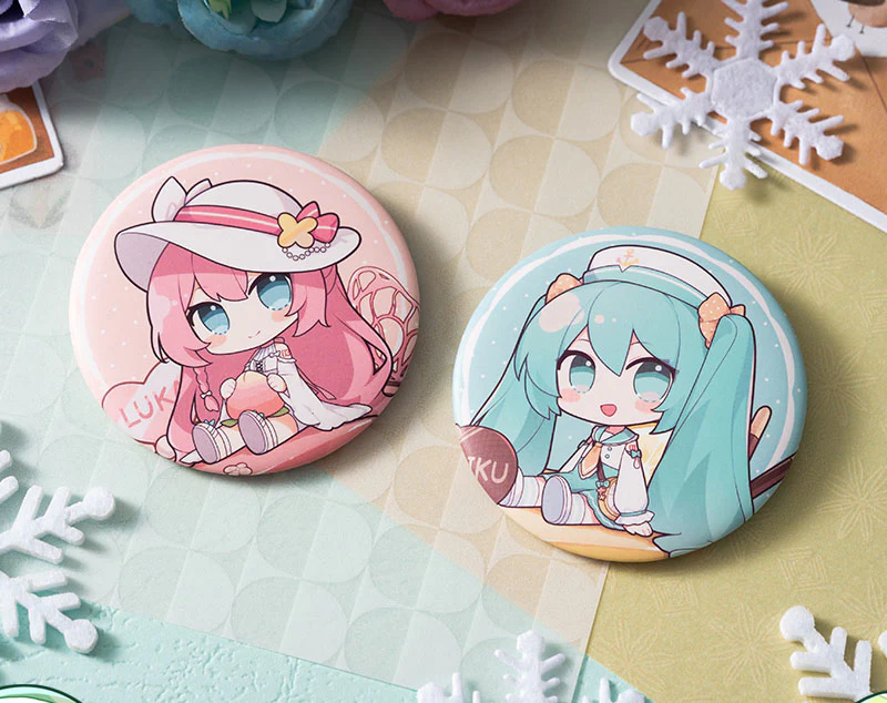 Hatsune Miku - Fruit Cake Metal Badge Moeyu - Image 3