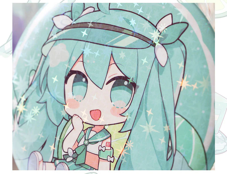 Hatsune Miku - Fruit Cake Metal Badge Moeyu - Image 8