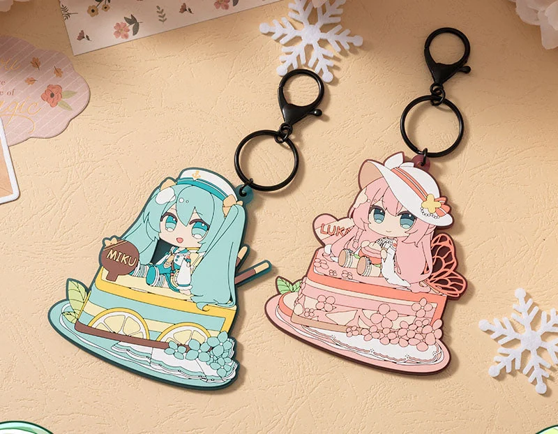 Hatsune Miku - Fruit Cake PVC Rubber Keychain Moeyu - Image 3