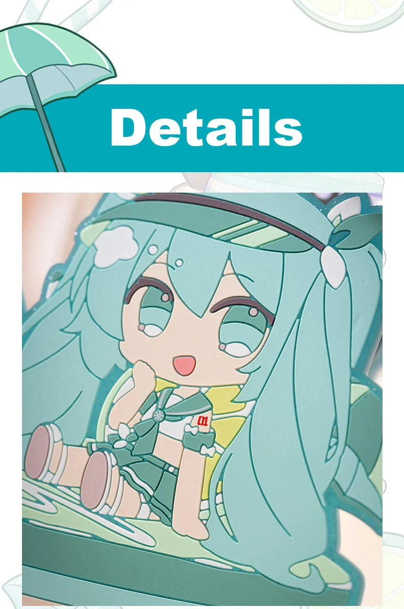 Hatsune Miku - Fruit Cake PVC Rubber Keychain Moeyu - Image 9