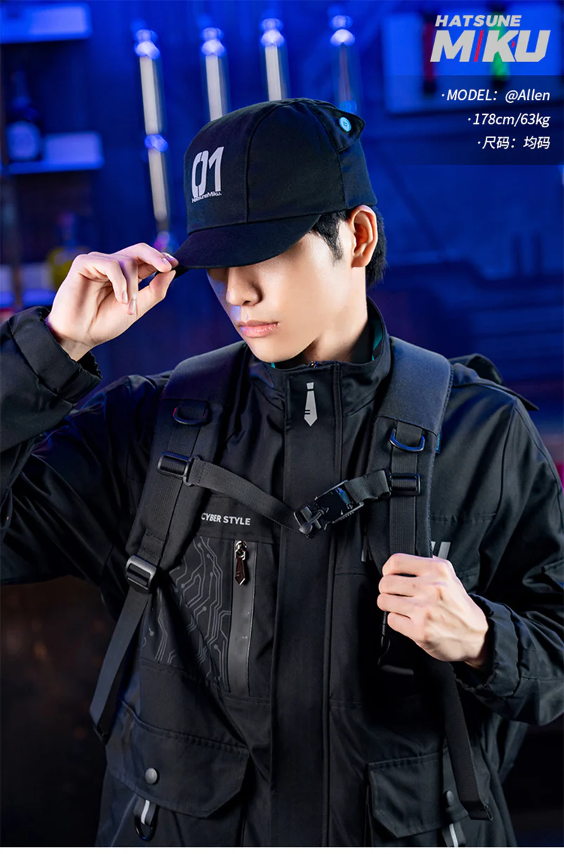 Hatsune Miku - Hatsune Miku 2023 Cyber Style Rider Series Peaked Cap Moeyu - Image 8