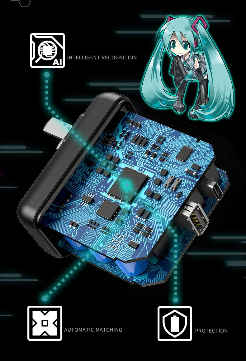 Hatsune Miku - Hatsune Miku 38W PD+QC Charger Moeyu - Image 12