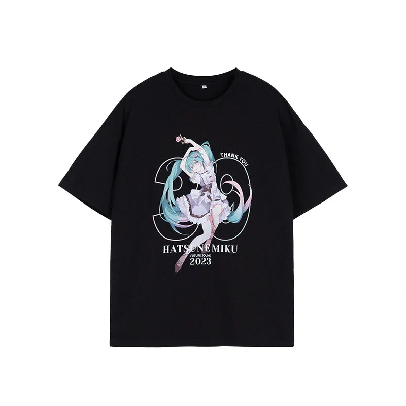 Hatsune Miku - Hatsune Miku 39 Language Of Flowers T-Shirt Moeyu - Image 3