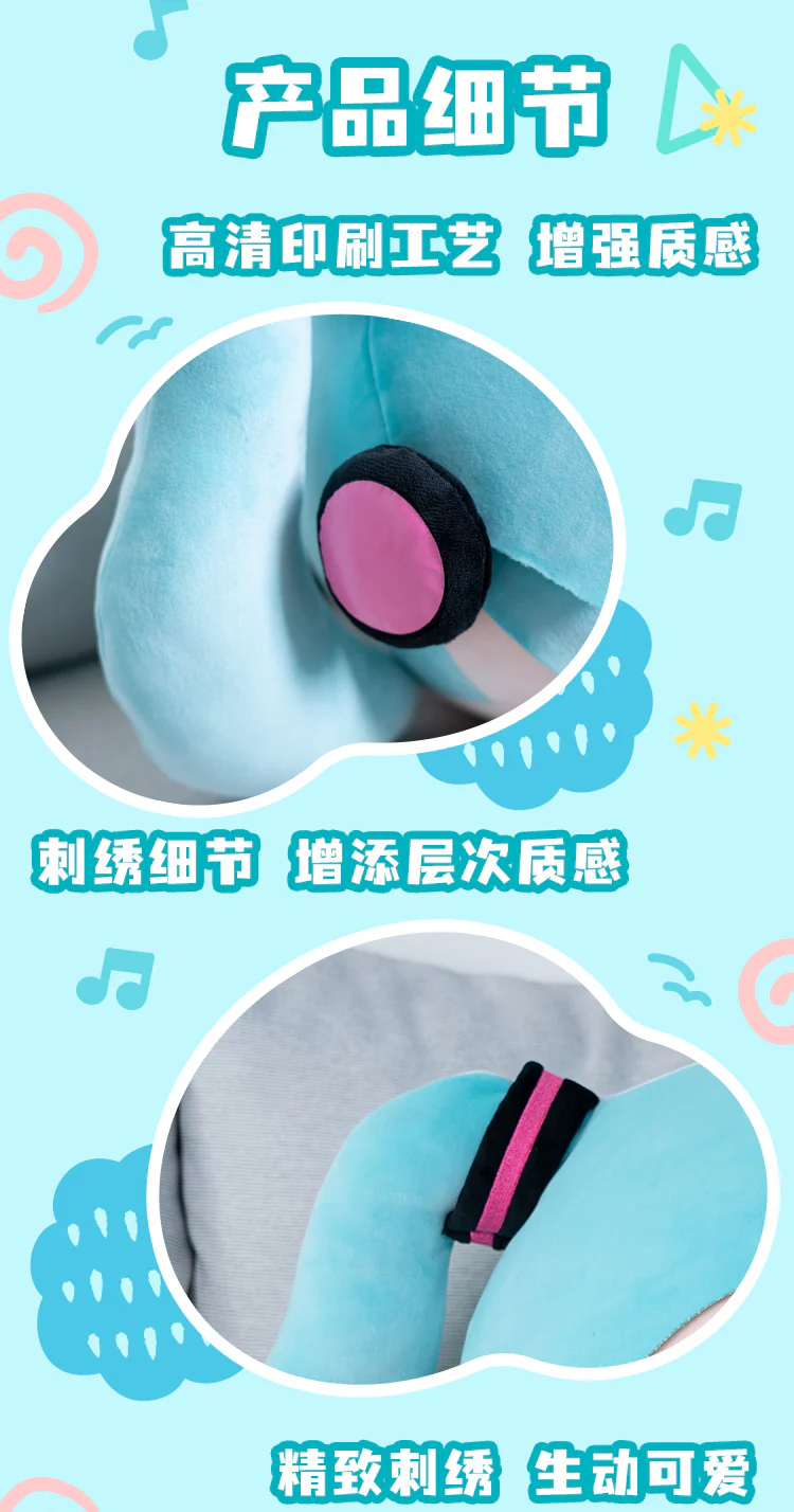 Hatsune Miku - Hatsune Miku Face Pinch Series Pillow Moeyu - Image 10