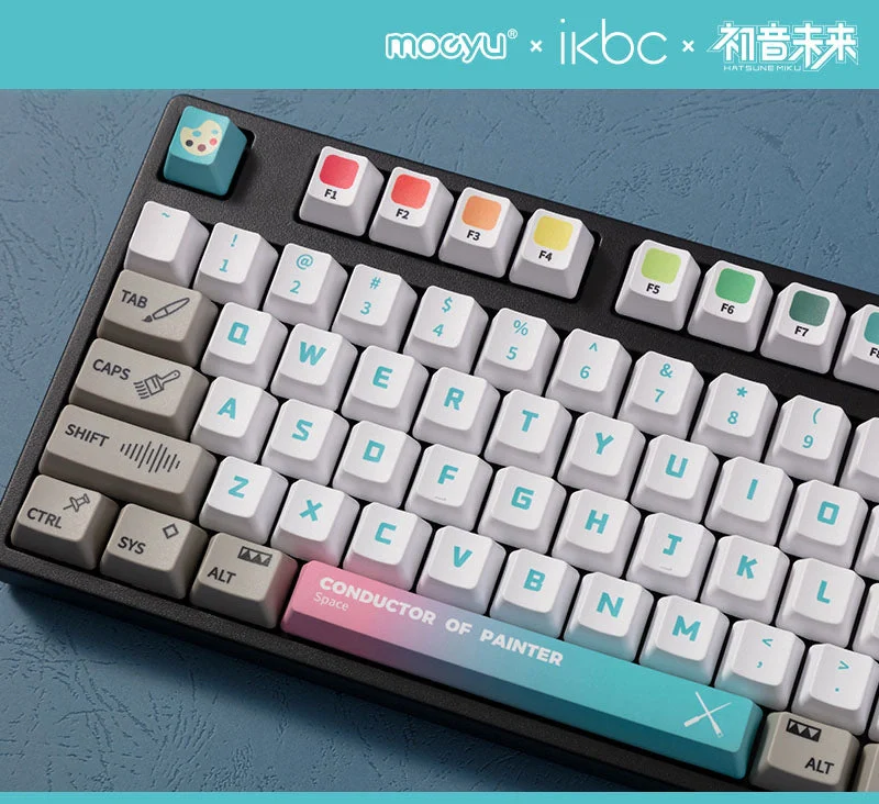 Hatsune Miku - Hatsune Miku Full Keycap Set Moeyu - Image 3
