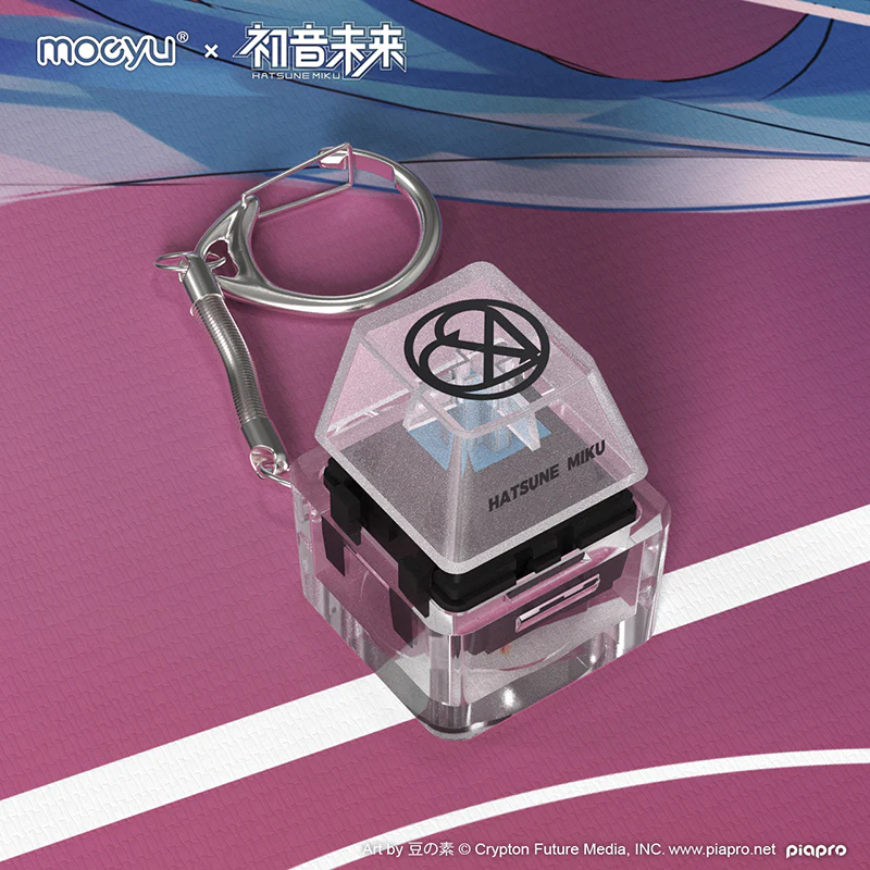 Hatsune Miku - Hatsune Miku Future Beat Keycap Keychain Moeyu - Image 3