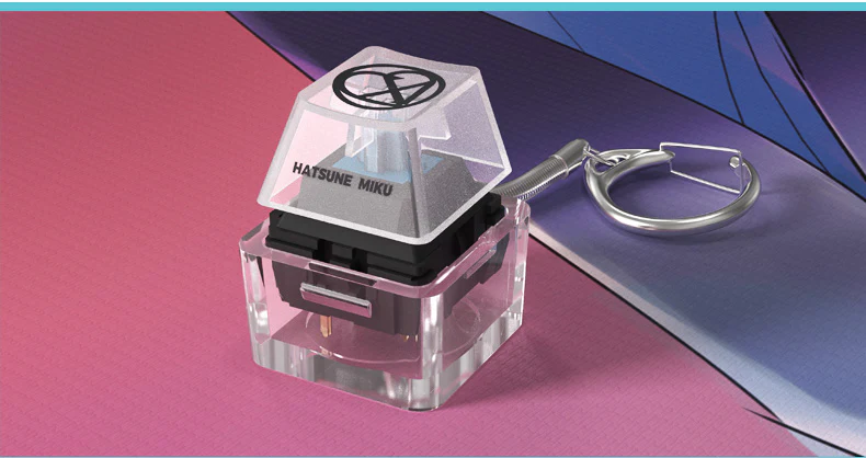 Hatsune Miku - Hatsune Miku Future Beat Keycap Keychain Moeyu - Image 4