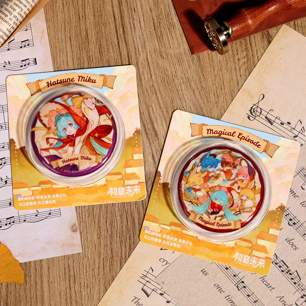 Hatsune Miku - Hatsune Miku Magical Episade Series Badge BEMOE - Image 4