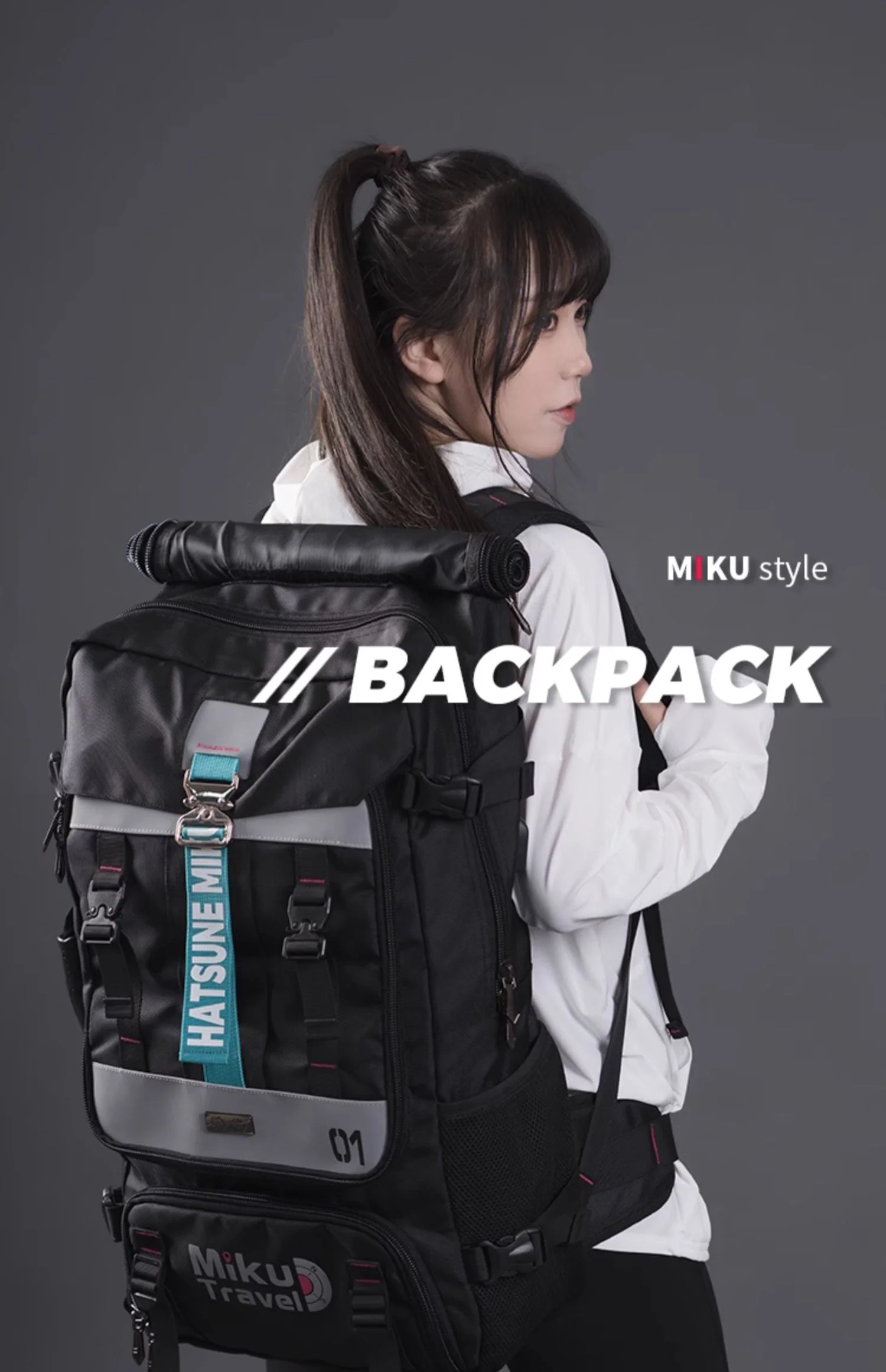 Hatsune Miku - Hatsune Miku Mikutravel Series Outdoor Hiking Backpack Moeyu - Image 10