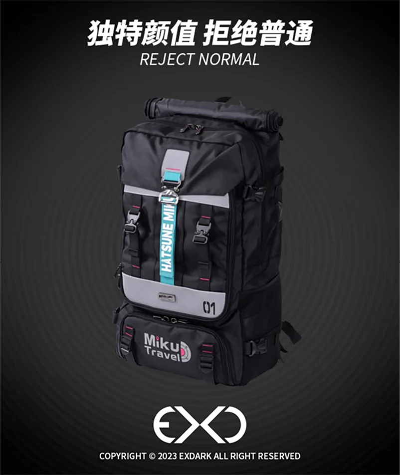 Hatsune Miku - Hatsune Miku Mikutravel Series Outdoor Hiking Backpack Moeyu - Image 12