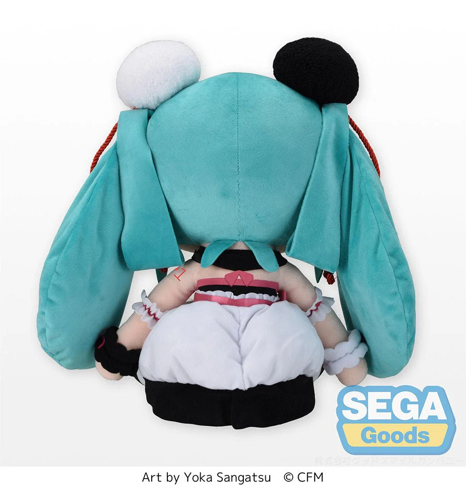 Hatsune Miku - Hatsune Miku (Panda Manju LL ver.) Fluffy Plush SEGA - Image 4