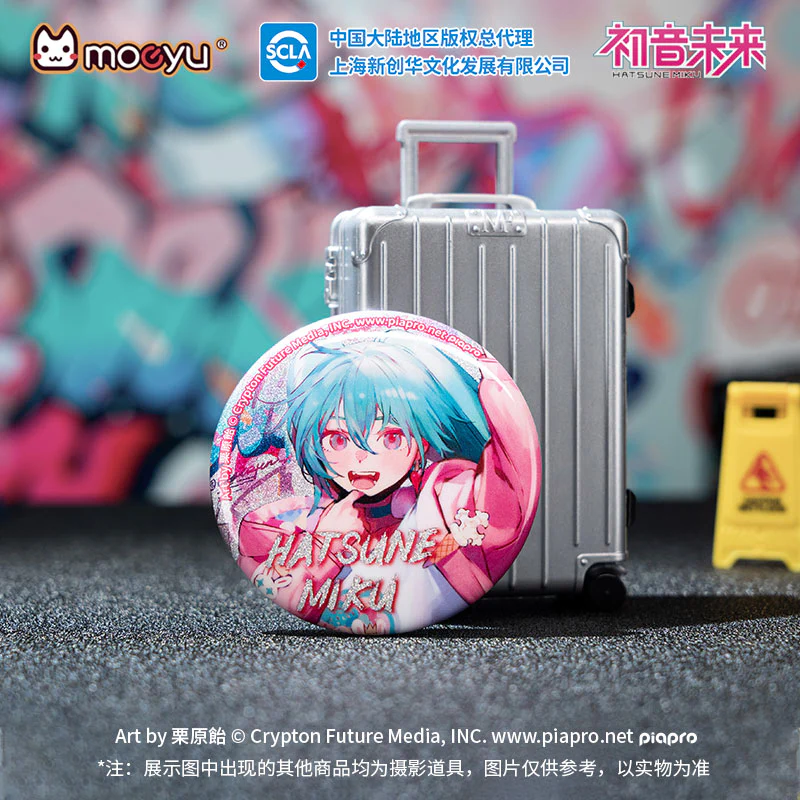 Hatsune Miku - Hatsune Miku Psywave Invasion Badge Moeyu