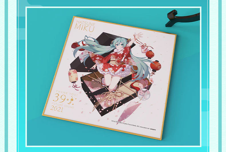 Hatsune Miku - Hatsune Miku Thank You 39 Future Sound Art Board Moeyu - Image 4