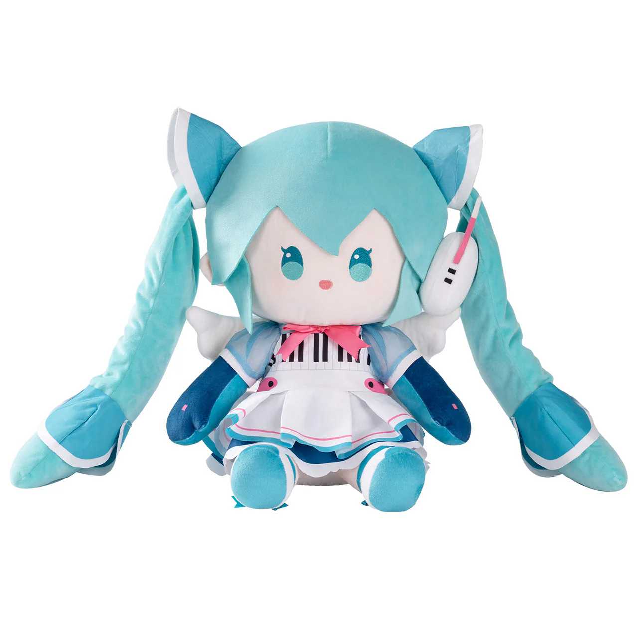Hatsune Miku - Hatsune Miku Wings of the Synthwave Series Sitting Plushie Moeyu - Image 5