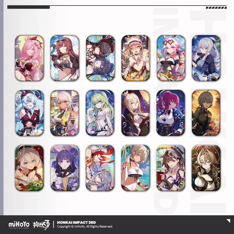 Honkai Impact 3rd - Birthday Greetings Series Tinplate Badge miHoYo - Image 2