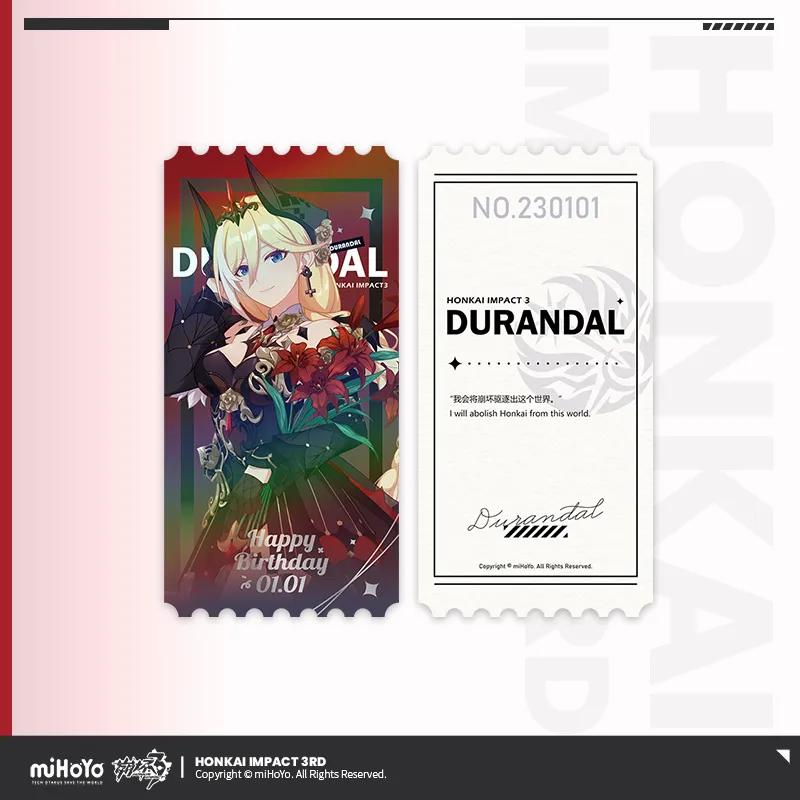 Honkai Impact 3rd - Durandal 2023 Birthday Gift Box miHoYo - Image 2