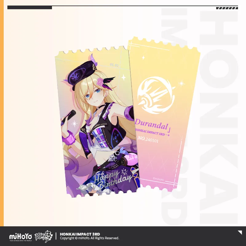 Honkai Impact 3rd - Durandal 2024 Birthday Gift Box miHoYo - Image 3