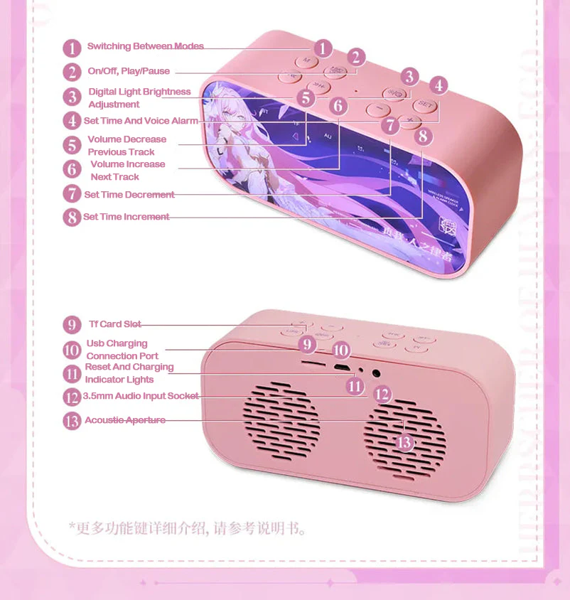 Honkai Impact 3rd - Elysia Herrscher of Human Bluetooth Speaker / Voice Alarm Clock miHoYo - Image 10