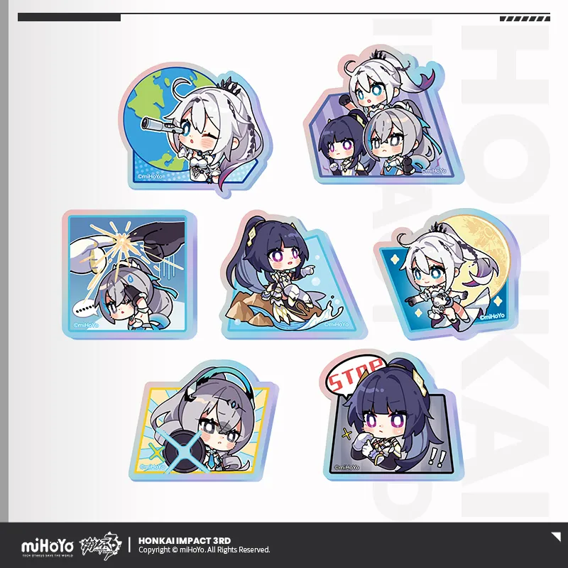 Honkai Impact 3rd - HONKAI MEME Acrylic Badge miHoYo - Image 2