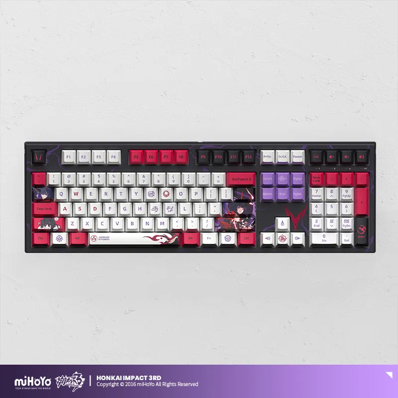 Honkai Impact 3rd - Raiden Mei Herrscher of Thunder Mechanical Keyboard miHoYo - Image 2