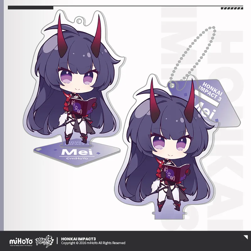 Honkai Impact 3rd - Valkyrie Chibi Character Acrylic Keychain miHoYo - Image 2