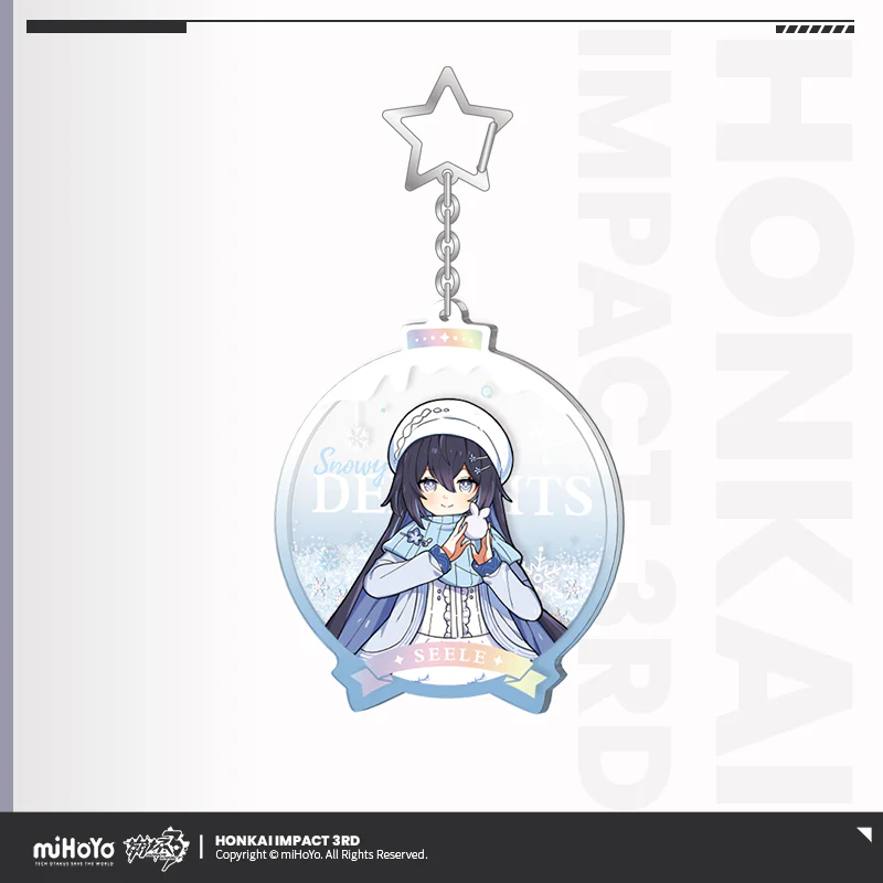 Honkai Impact 3rd - Winter Series Acrylic Quicksand Keychain miHoYo - Image 3