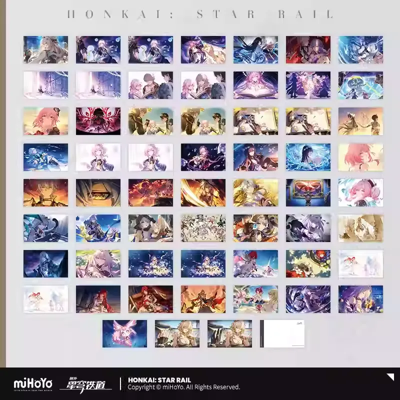 [Pre-order] Honkai: Star Rail - Memories of Journeying Together Series Postcard Set miHoYo - Image 9
