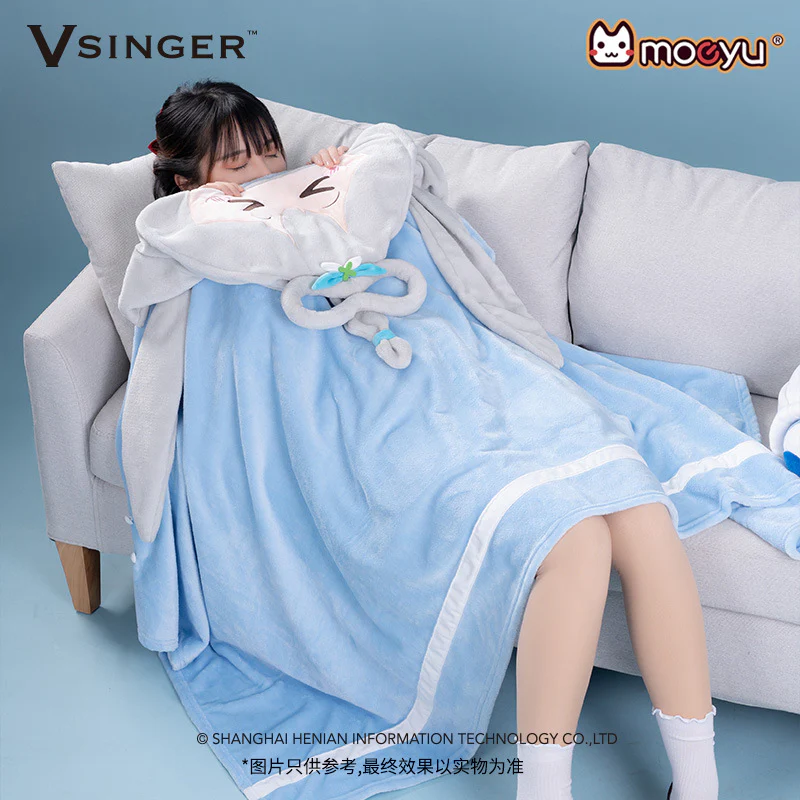 Luo Tianyi - Luo Tianyi Air Conditioning Blanket with Hat Moeyu - Image 3