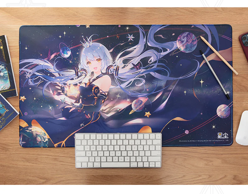 Medium5 - Stardust Holding Stars Large Gaming Mousepad Moeyu - Image 3