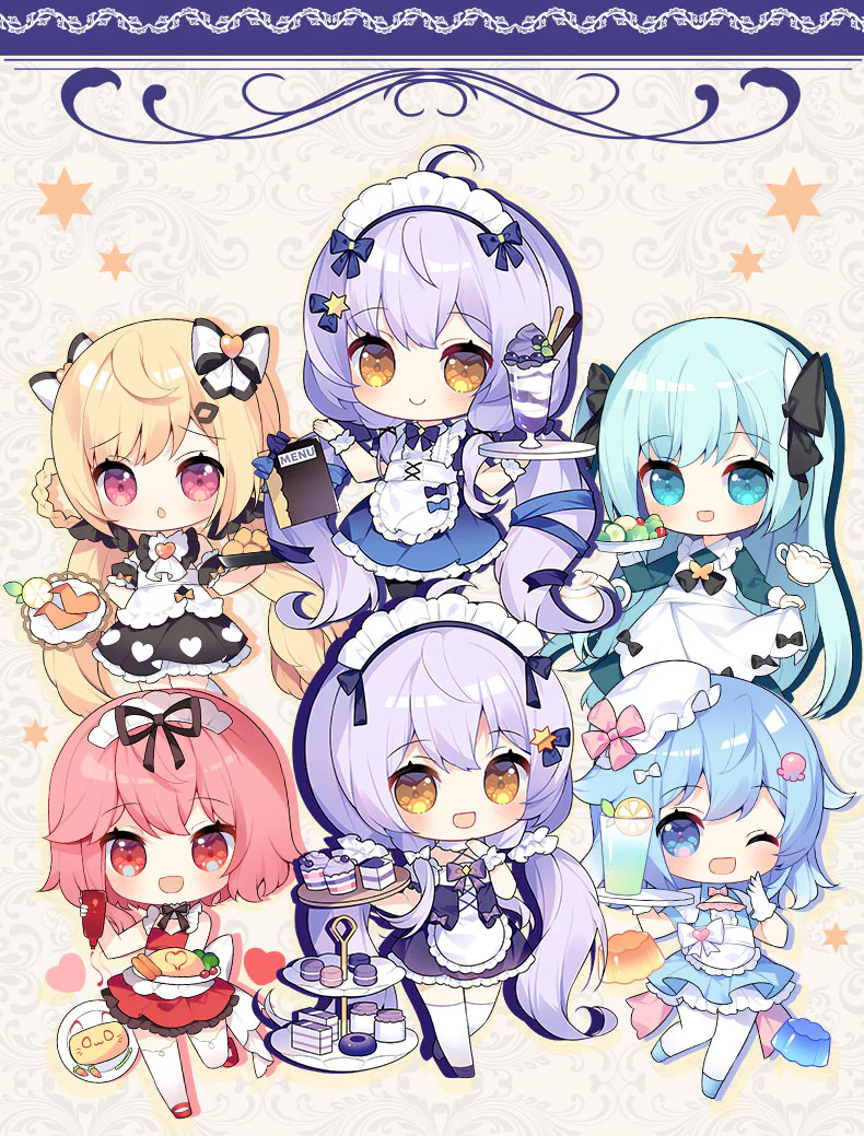 Medium5 - Stardust Maid Coffee Acrylic Stand Keychain Moeyu - Image 3