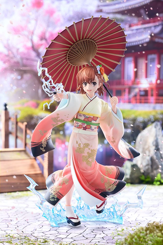 [Pre-order] A Certain Scientific Railgun - Mikoto Misaka (Furisode Kimono Ver) 1/7 Scale Figure KADOKAWA