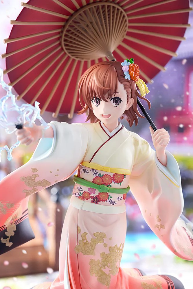 [Pre-order] A Certain Scientific Railgun - Mikoto Misaka (Furisode Kimono Ver) 1/7 Scale Figure KADOKAWA - Image 2