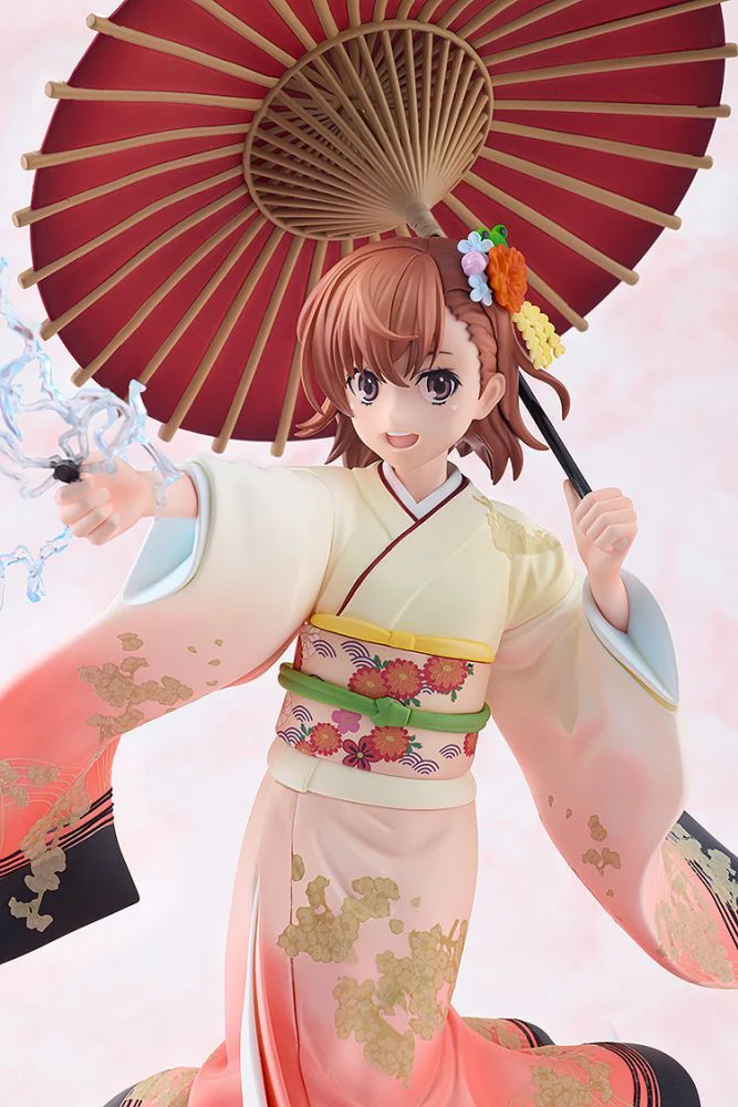 [Pre-order] A Certain Scientific Railgun - Mikoto Misaka (Furisode Kimono Ver) 1/7 Scale Figure KADOKAWA - Image 7
