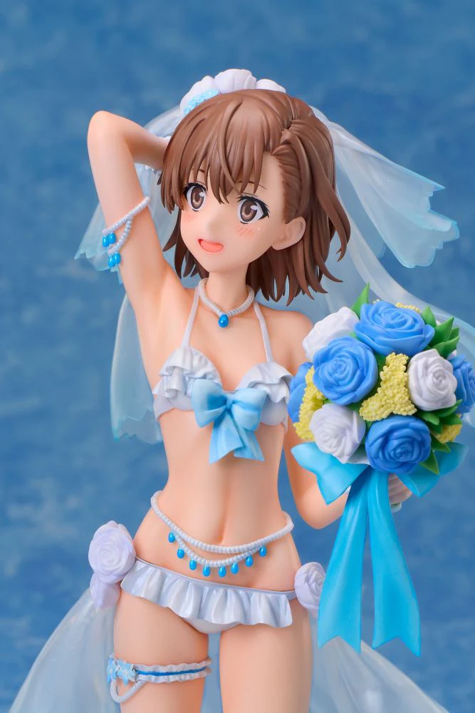 [Pre-order] A Certain Scientific Railgun T - Mikoto Misaka (Wedding Swimsuit Ver) 1/7 Scale Figure A･DIMENSION - Image 7