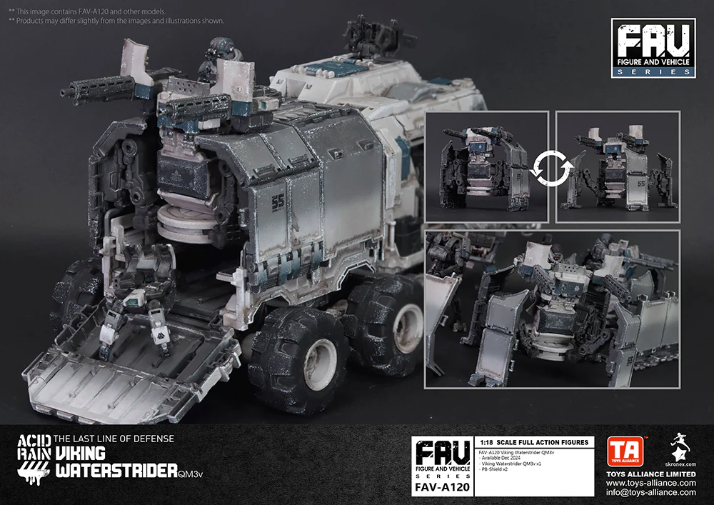 [Pre-order] Acid Rain World - FAV-A120 Viking Waterstrider QM3v 1/18 Scale Plastic Model Kit Toys Alliance Limited - Image 4