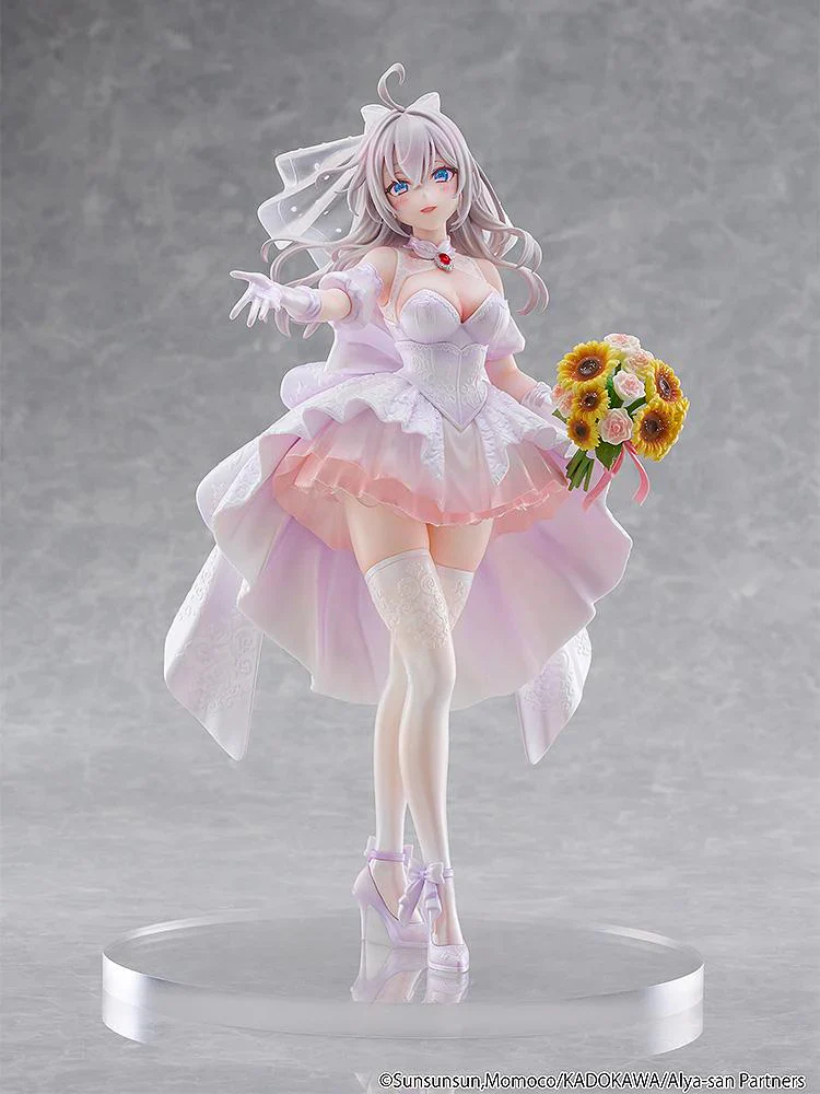 [Pre-order] Alya Sometimes Hides Her Feelings in Russian - Alya (Wedding Dress Ver.) 1/7 Scale Figure KADOKAWA - Image 4