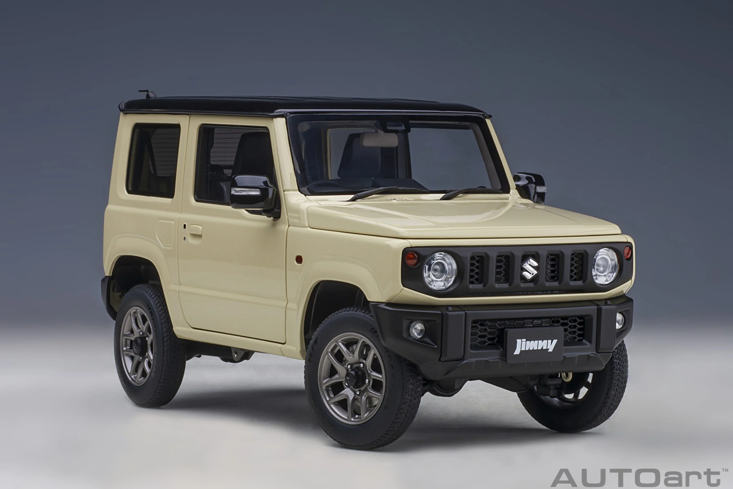 [Pre-order] Aoshima - JB64 Jimny 2018 Chiffon Ivory Metallic Plastic Model Kit Aoshima - Image 4