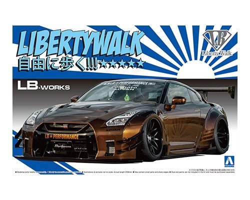 [Pre-order] Aoshima - Nissan R35 GT-R type 2 Ver.1 LB WORKS 1/24 Scale Plastic Model Kits - Image 3