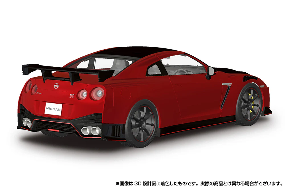 [Pre-order] Aoshima - R35 NISSAN GT-R NISMO Special edition 2022 Vibrant Red 1/24 Scale Plastic Model Kit Aoshima - Image 2