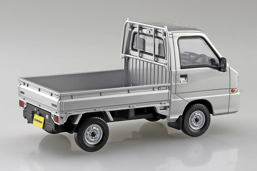 [Pre-order] Aoshima - SUBARU SAMBAR TRUCK (sterling silver metallic) 1/32 Plastic Model Kit Aoshima - Image 4