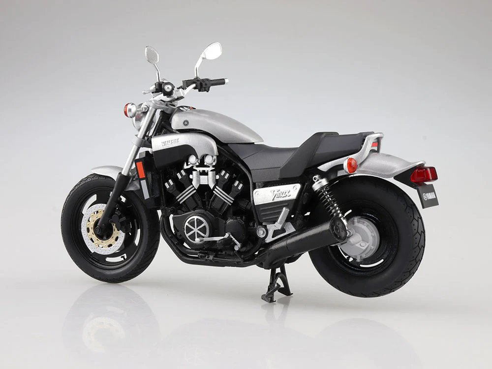 [Pre-order] Aoshima - Yamaha VMAX NEW SILVER DUST 1/12 Plastic Model Kit Aoshima - Image 4