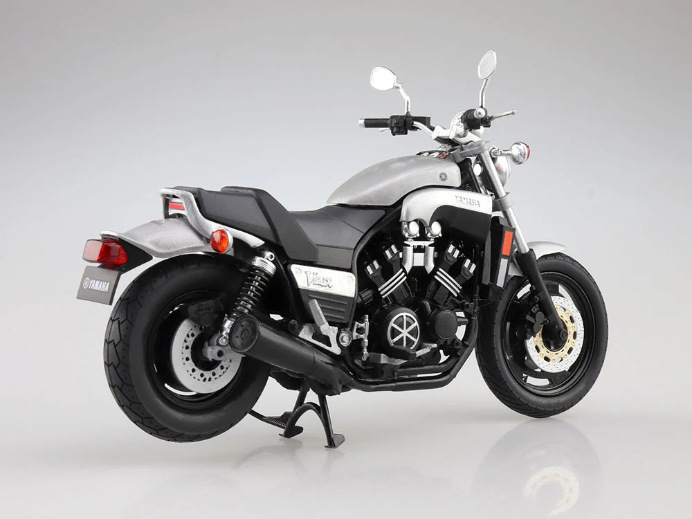 [Pre-order] Aoshima - Yamaha VMAX NEW SILVER DUST 1/12 Plastic Model Kit Aoshima - Image 5